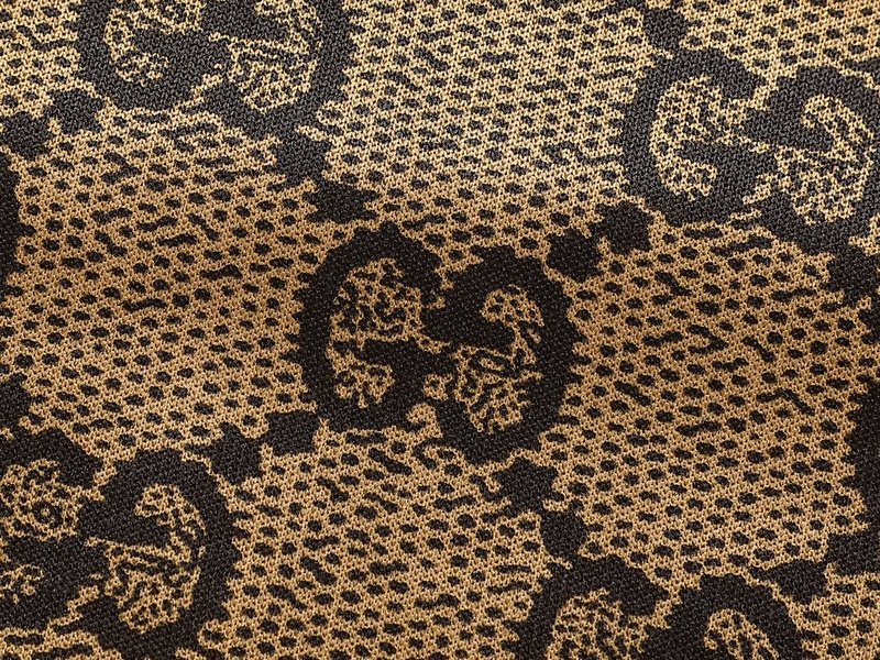 Штаны Gucci The Print Of The Connected Logo Is The Letter G "Brown" фото № 6