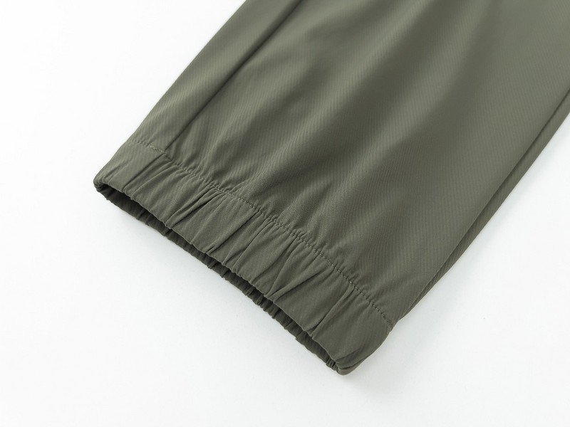 Штаны Prada With Triangular Insert Logo "Khaki" фото № 4