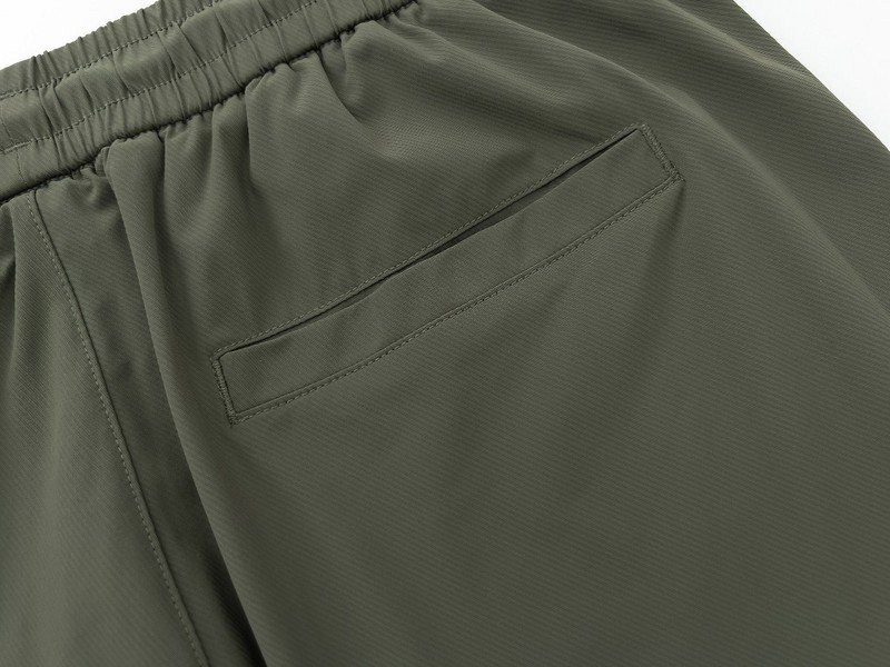 Штаны Prada With Triangular Insert Logo "Khaki" фото № 5