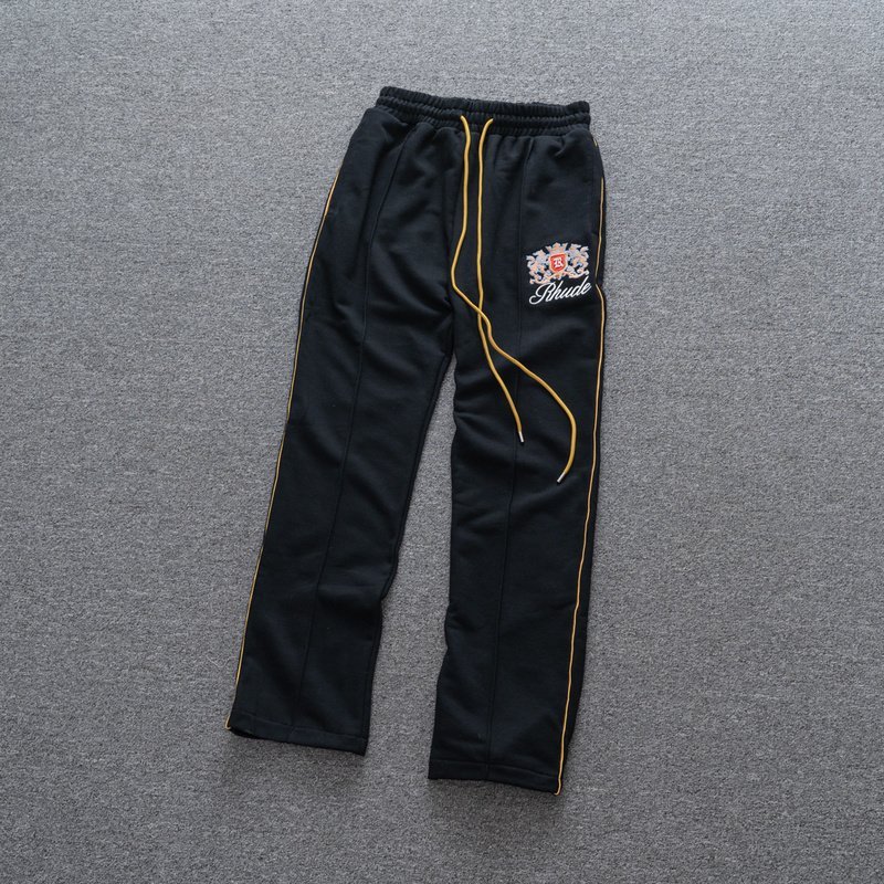 Штаны Rhude Emblem Of Brand "Black" фото № 2