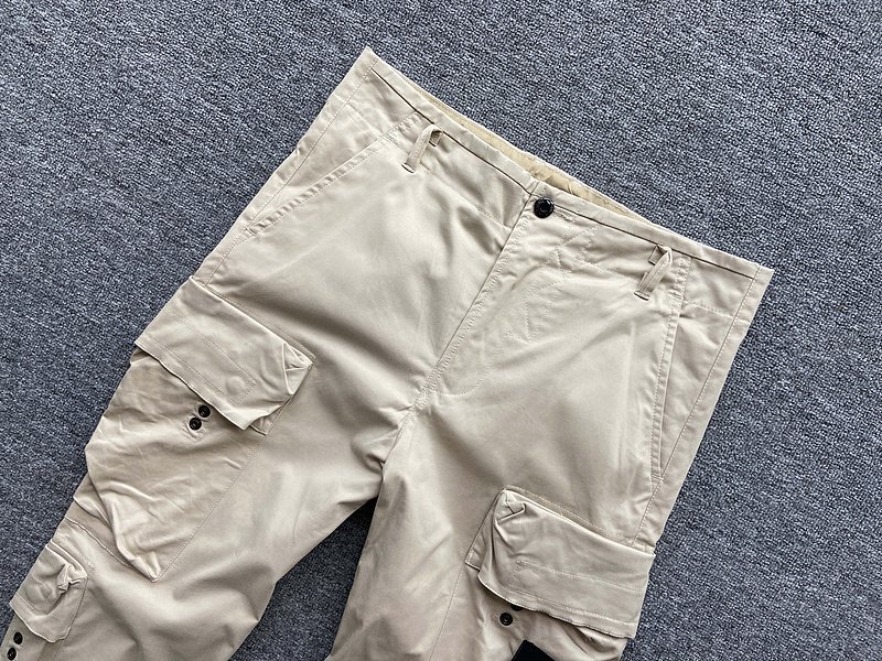 Штаны Stone Island With Patch On Pocket "Cream" фото № 2