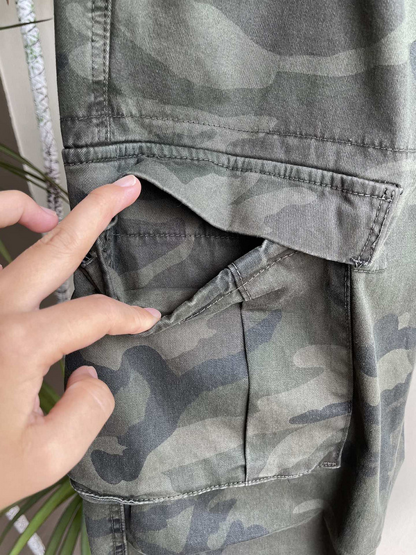 Штаны Stone Island Camouflage Style "Green/Gray" фото № 6