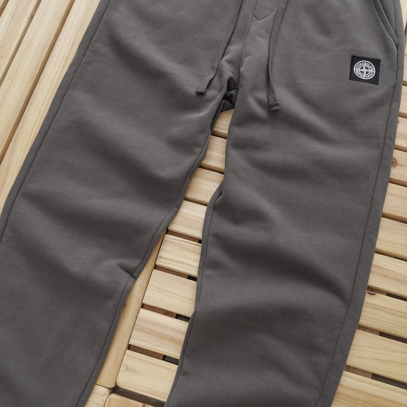 Штаны Stone Island With Patch - In Monochrome Style "Gray" фото № 4