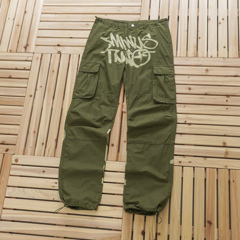 Штаны Stussy With The Inscription Of The Logo "Green" фото № 2