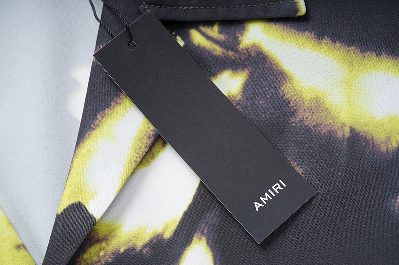 Рубашка Amiri Print Colored Spots "Green" фото № 3