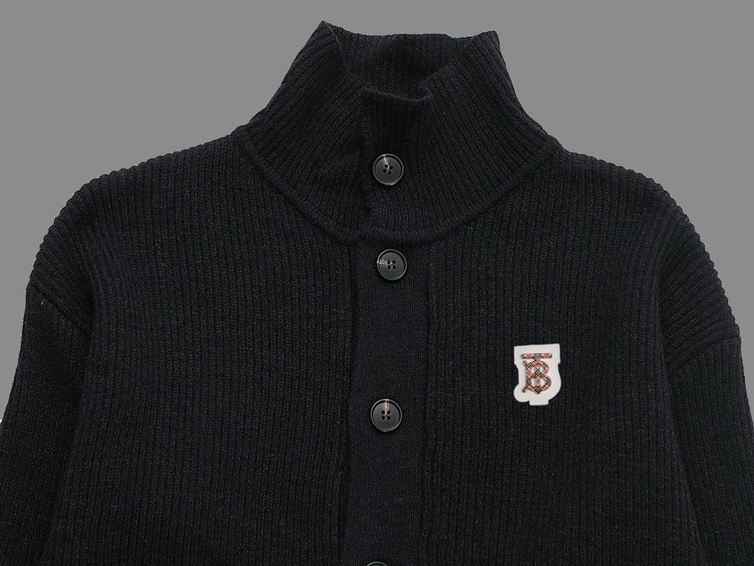 Бомбер Burberry Frontside Logo BT Black Outline "Black" фото № 2