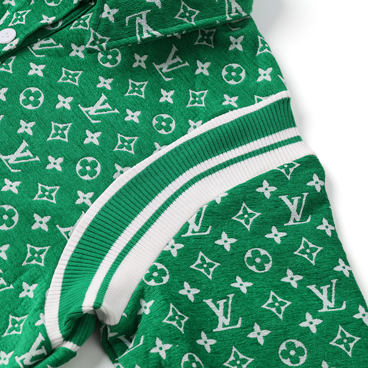 Бомбер Louis Vuitton With A Sharp Collar "Green" фото № 9