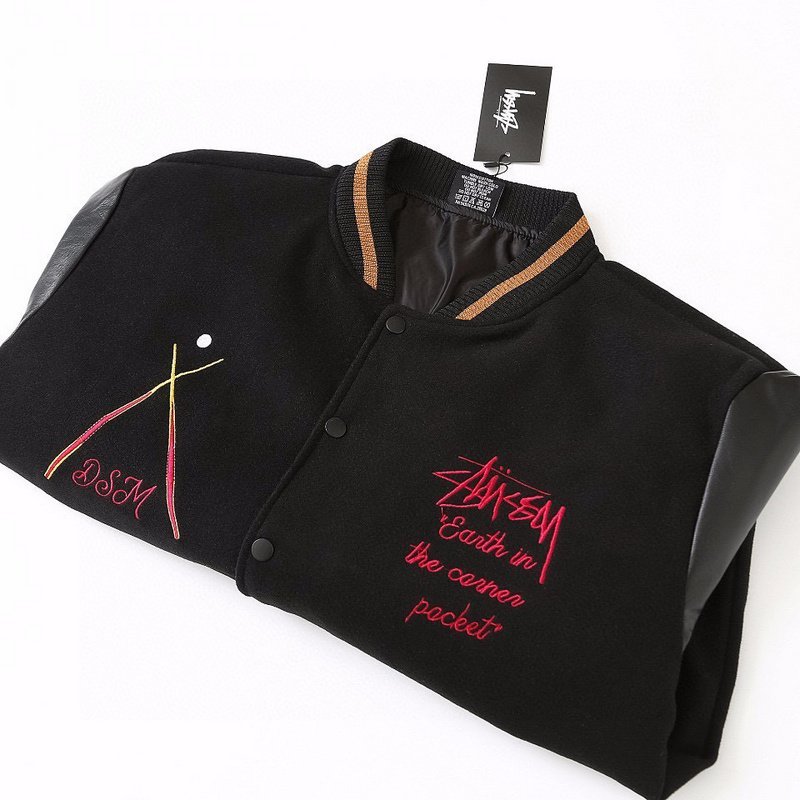 Бомбер Stussy Planet "Black" фото № 6