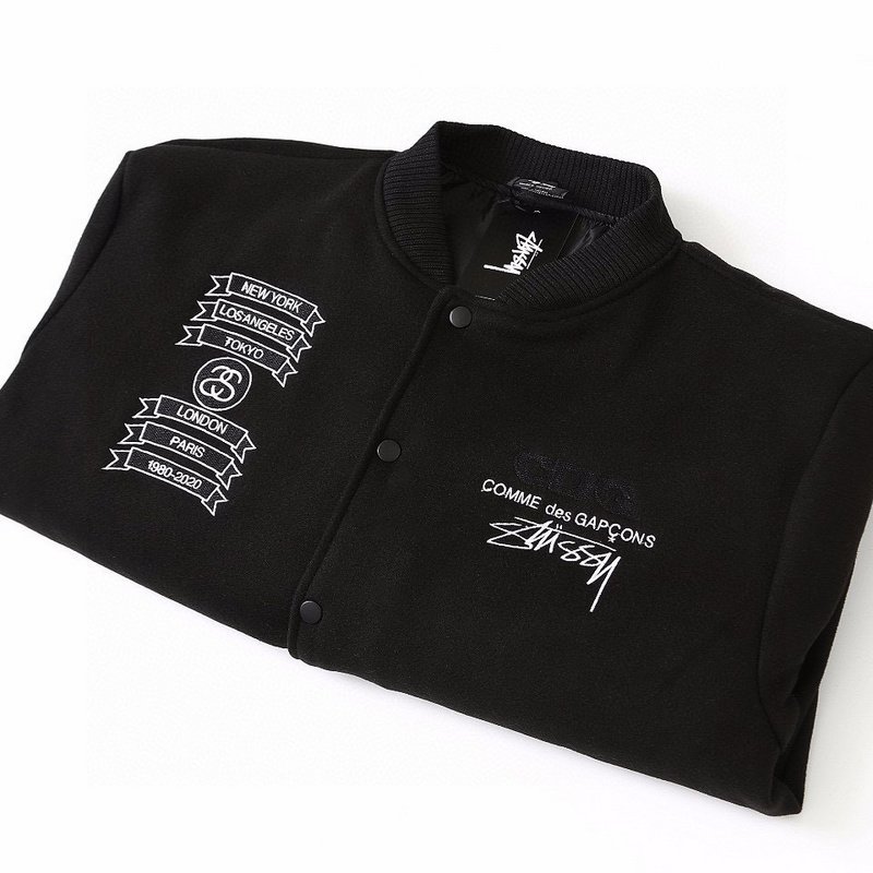 Бомбер Stussy CDG "Black" фото № 6