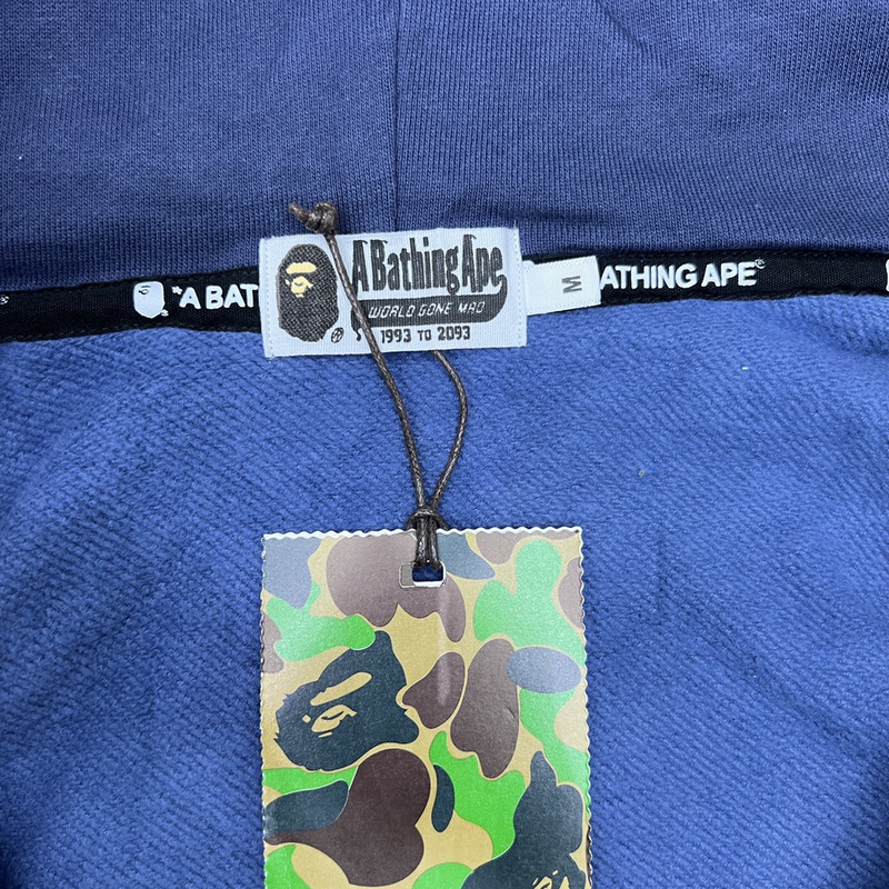 Худи A Bathing Ape Shark Hood "Blue" фото № 2