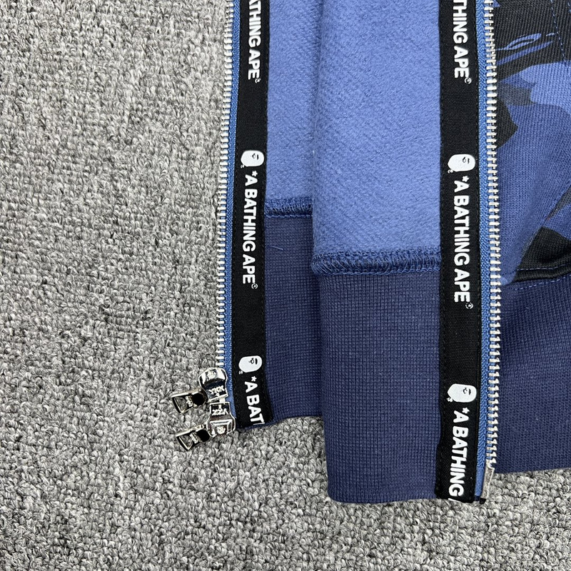 Худи A Bathing Ape Shark Hood "Blue" фото № 7