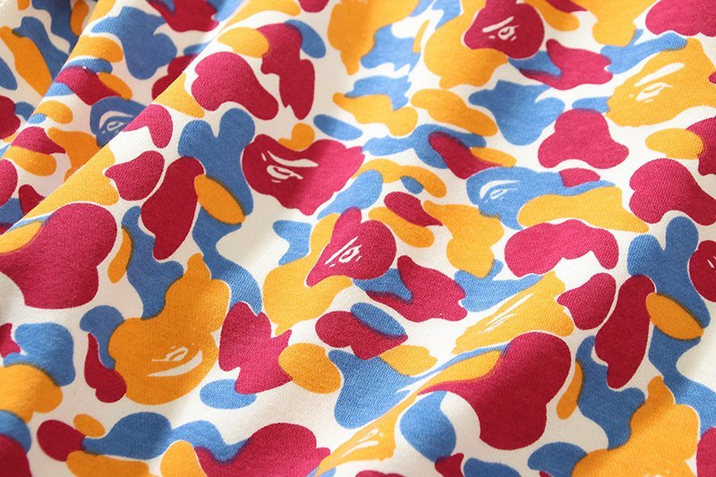 Худи A Bathing Ape Bape Store Los Angeles ZIP "White/Red/Yellow" фото № 2