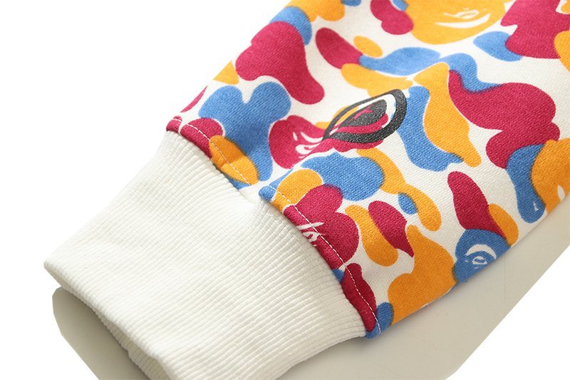 Худи A Bathing Ape Bape Store Los Angeles ZIP "White/Red/Yellow" фото № 4