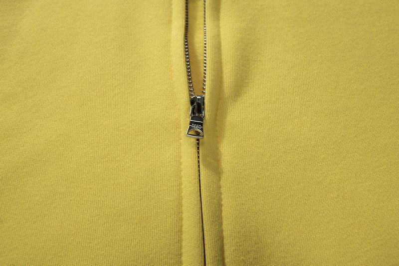 Худи A Bathing Ape Shark Hood And Pockets Camouflage Sleeves Zip "Yellow" фото № 5