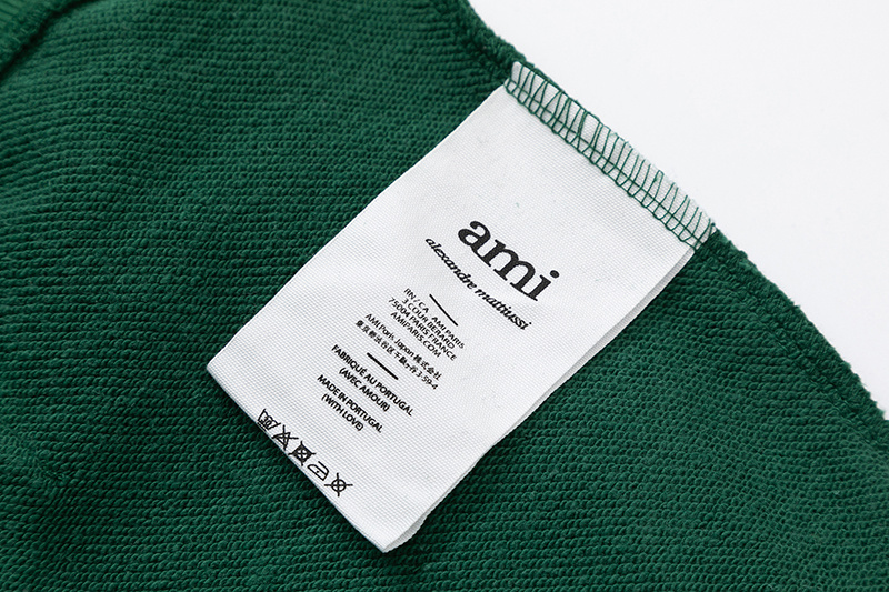 Худи Amiri Logo Letter And Heart "Green" фото № 3