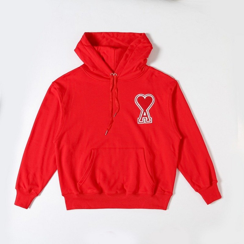 Худи Amiri Brand Logo With Edging "Red" фото № 2