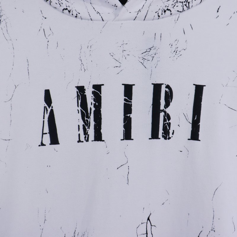 Худи Amiri Cracks "White" фото № 5