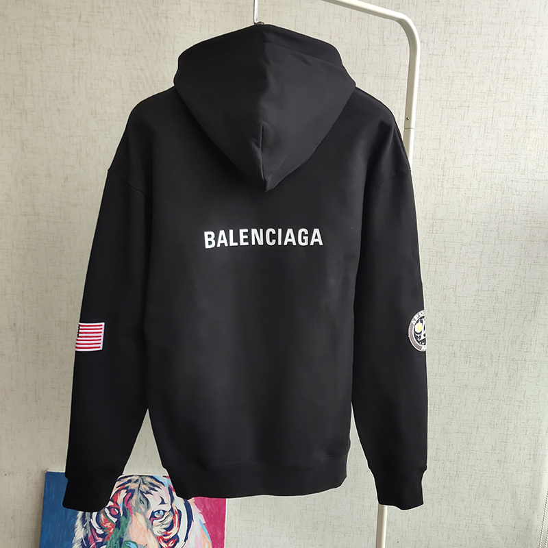 Худи Balenciaga Emblems Of Organizations "Black" фото № 2