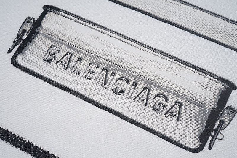 Худи Balenciaga Print Parts Of Lunchbox "White" фото № 3