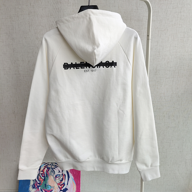 Худи Balenciaga Crossed Out "White" фото № 2