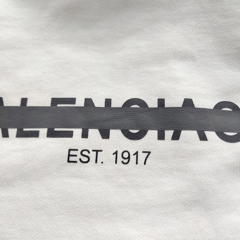 Худи Balenciaga Crossed Out "White" фото № 3