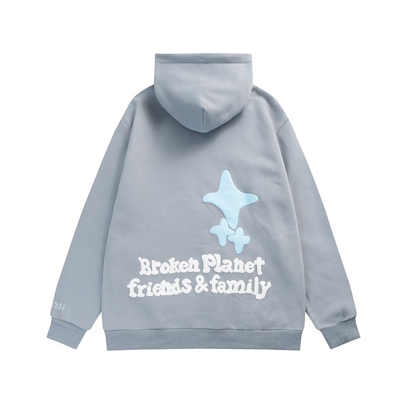 Худи Broken Planet Cosmic Connection "Blue" фото № 3