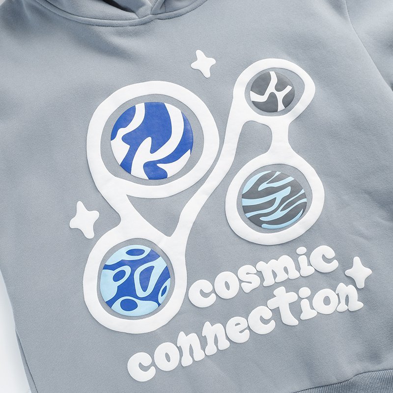 Худи Broken Planet Cosmic Connection "Blue" фото № 7