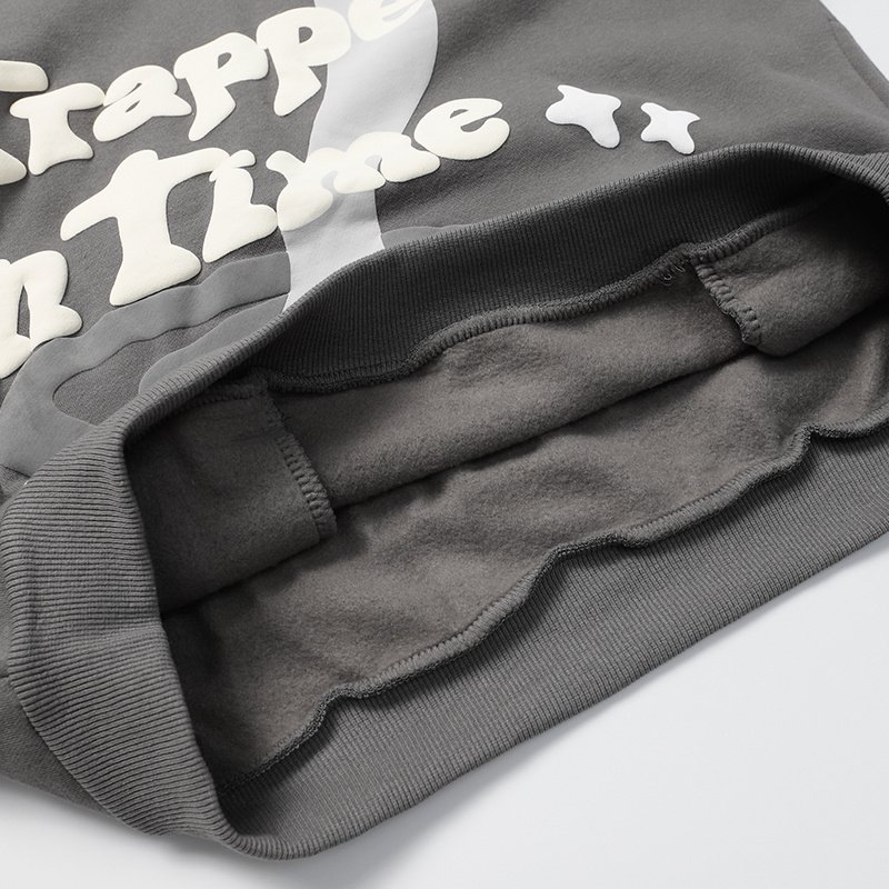 Худи Broken Planet Trapped In Time - Text "Gray" фото № 3