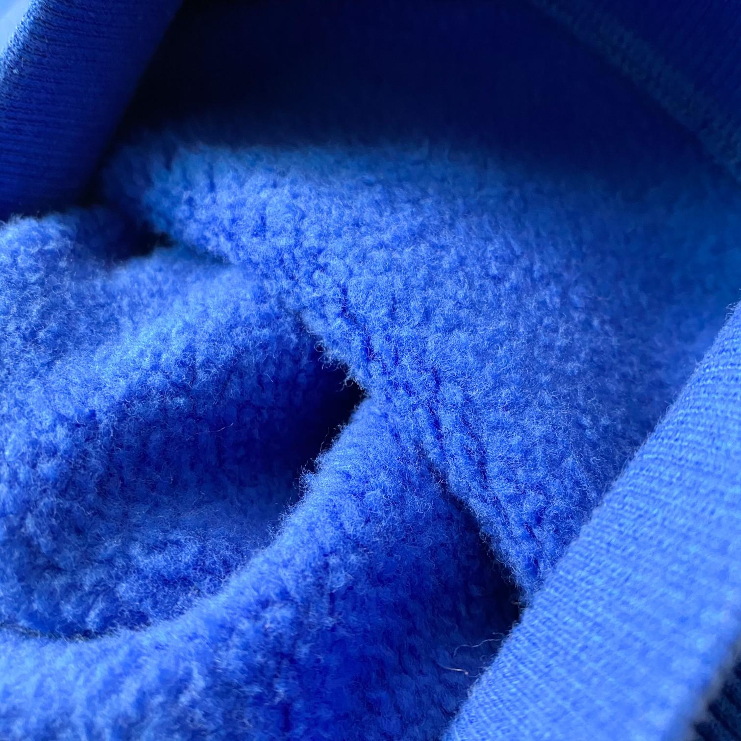 Худи Burberry Frontside Fur Logo Black Stripe BT "Blue" фото № 6