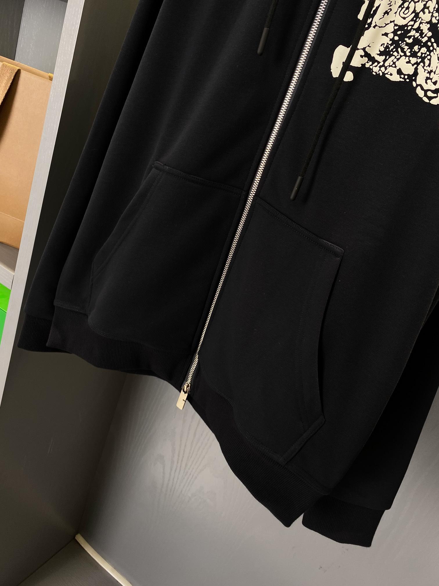 Худи Burberry Blue Frontside Warrior And Horse "Black" фото № 3