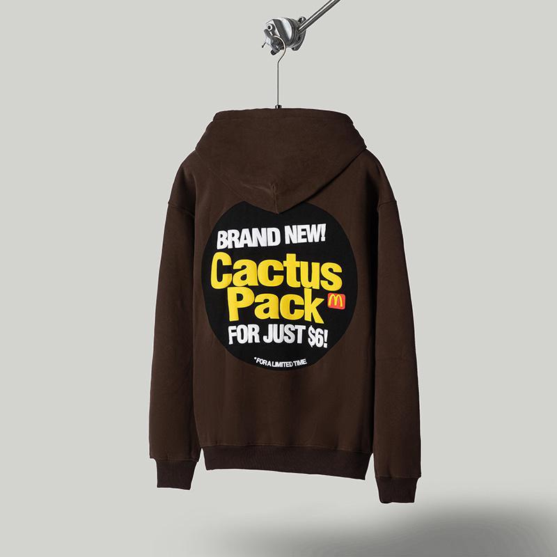 Худи Cactus Jack x McDonald's Cactus Pack Sticker "Brown" фото № 3