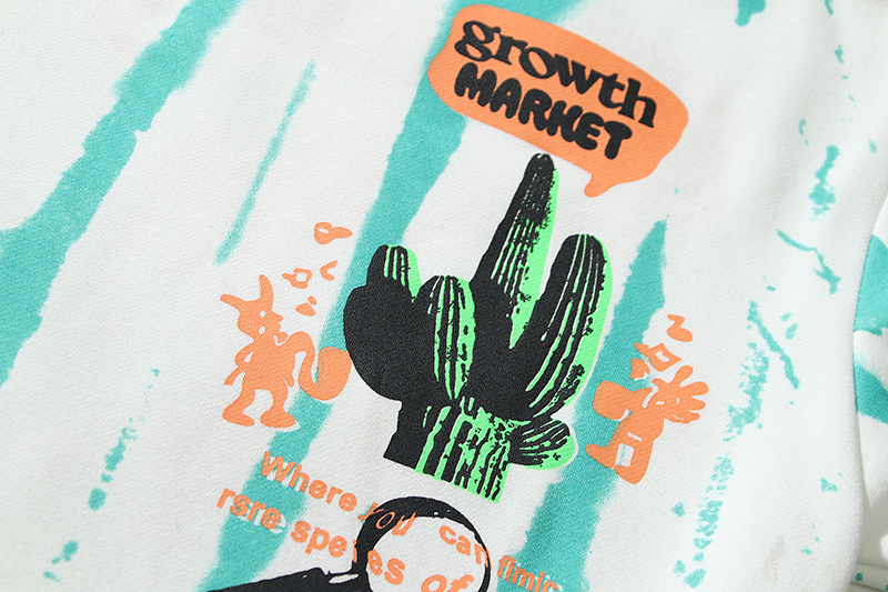 Худи Cactus Jack Merch Creative Design "White/Turquoise" фото № 3