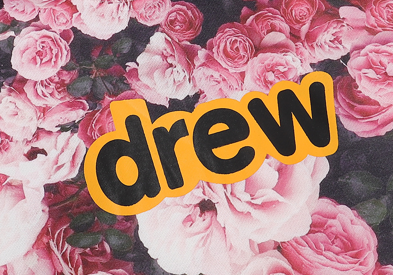 Худи Drew House Rose Print "Pink" фото № 8