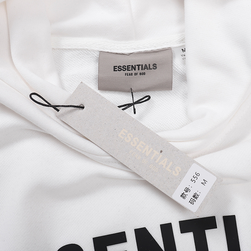 Худи Fear Of God With A Patch On The Sleeve And On The Hood "White" фото № 4