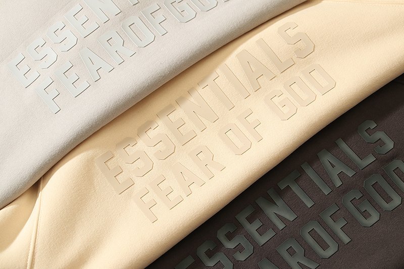 Худи Fear Of God Logo Imprint "Black/Gray" фото № 3