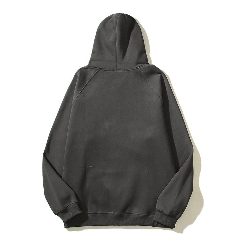 Худи Fear Of God Logo Imprint "Black/Gray" фото № 2