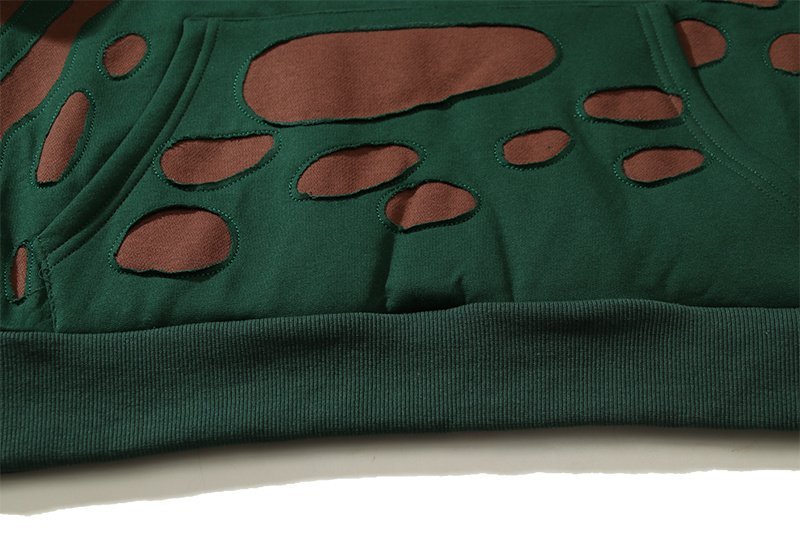 Худи Four Caccus With Clippings "Brown/Green" фото № 6