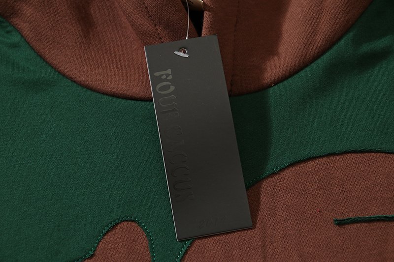 Худи Four Caccus With Clippings "Brown/Green" фото № 7