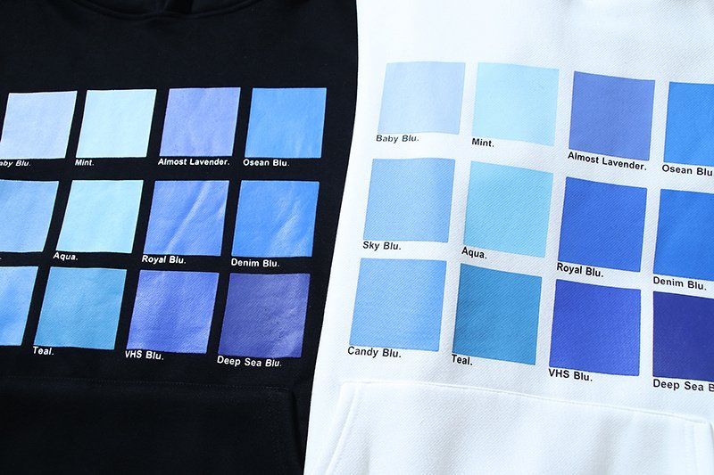 Худи Four Caccus Shades Of Blue "White" фото № 3