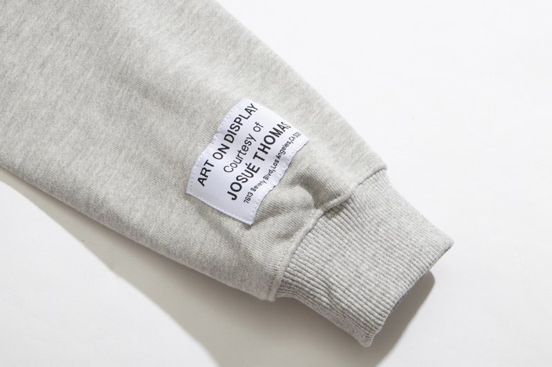 Худи Gallery Dept With Patch "Gray/Red" фото № 4