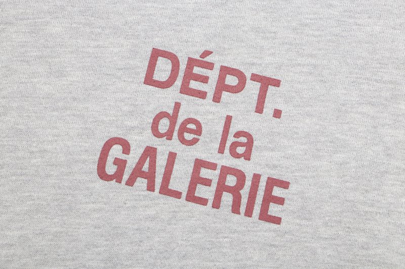 Худи Gallery Dept With Patch "Gray/Red" фото № 6