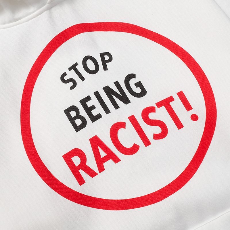 Худи Gallery Dept Stop Being Racist "White" фото № 6