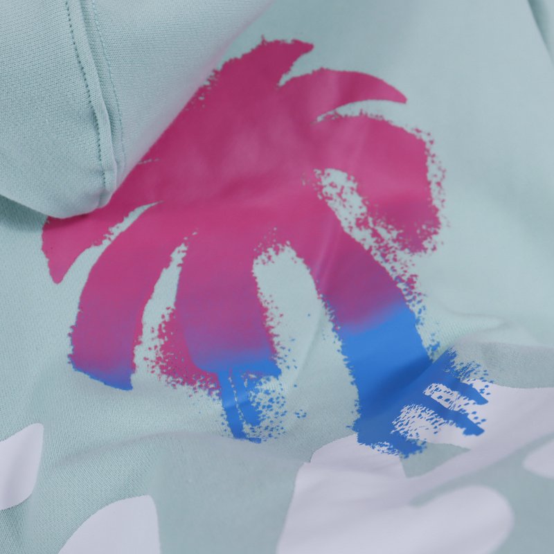 Худи Palm Angels Pink - Blue Palm Tree "Blue" фото № 3