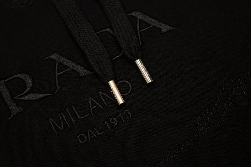 Худи Prada Rope Circle Knots "Black" фото № 3