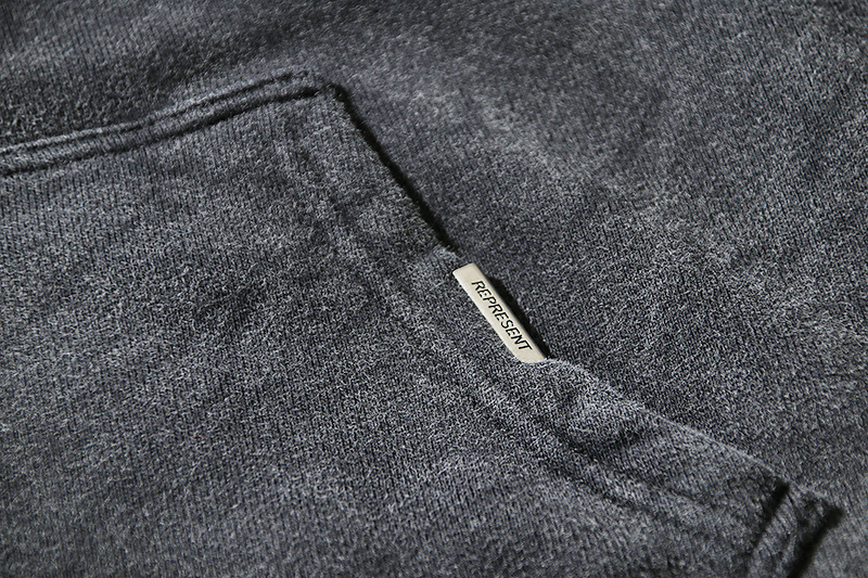 Худи Represent Blank "Gray" фото № 8
