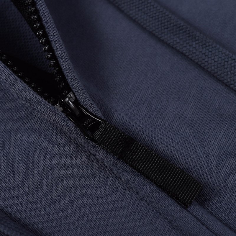 Худи Stone Island With Black Compass Logo Patch ZIP "Blue/Gray" фото № 9