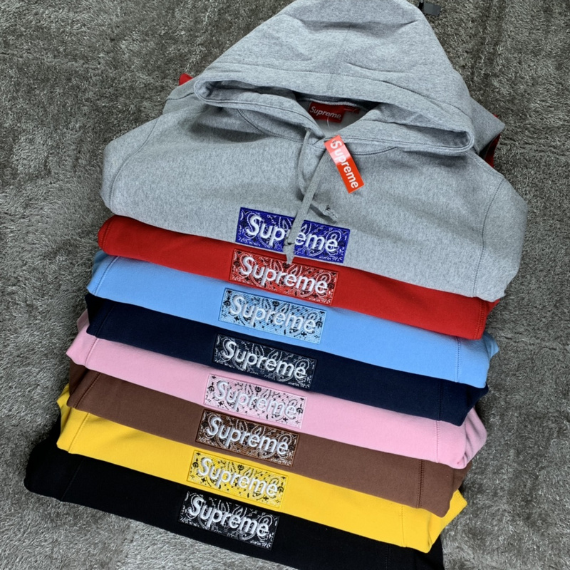 Худи Supreme Brand Logo "Blue/Black" фото № 3