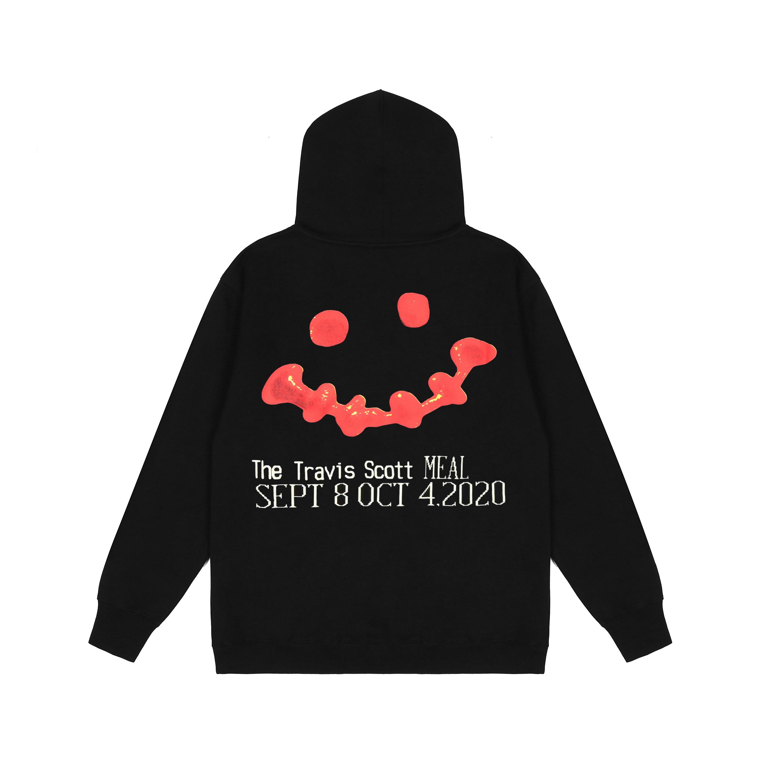 Худи Travis Scott Stitched Smile "Black" фото № 2