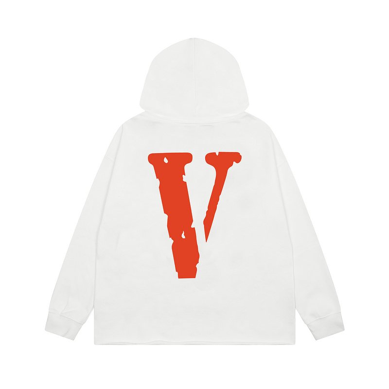 Худи Vlone Red Text Friends "White" фото № 2