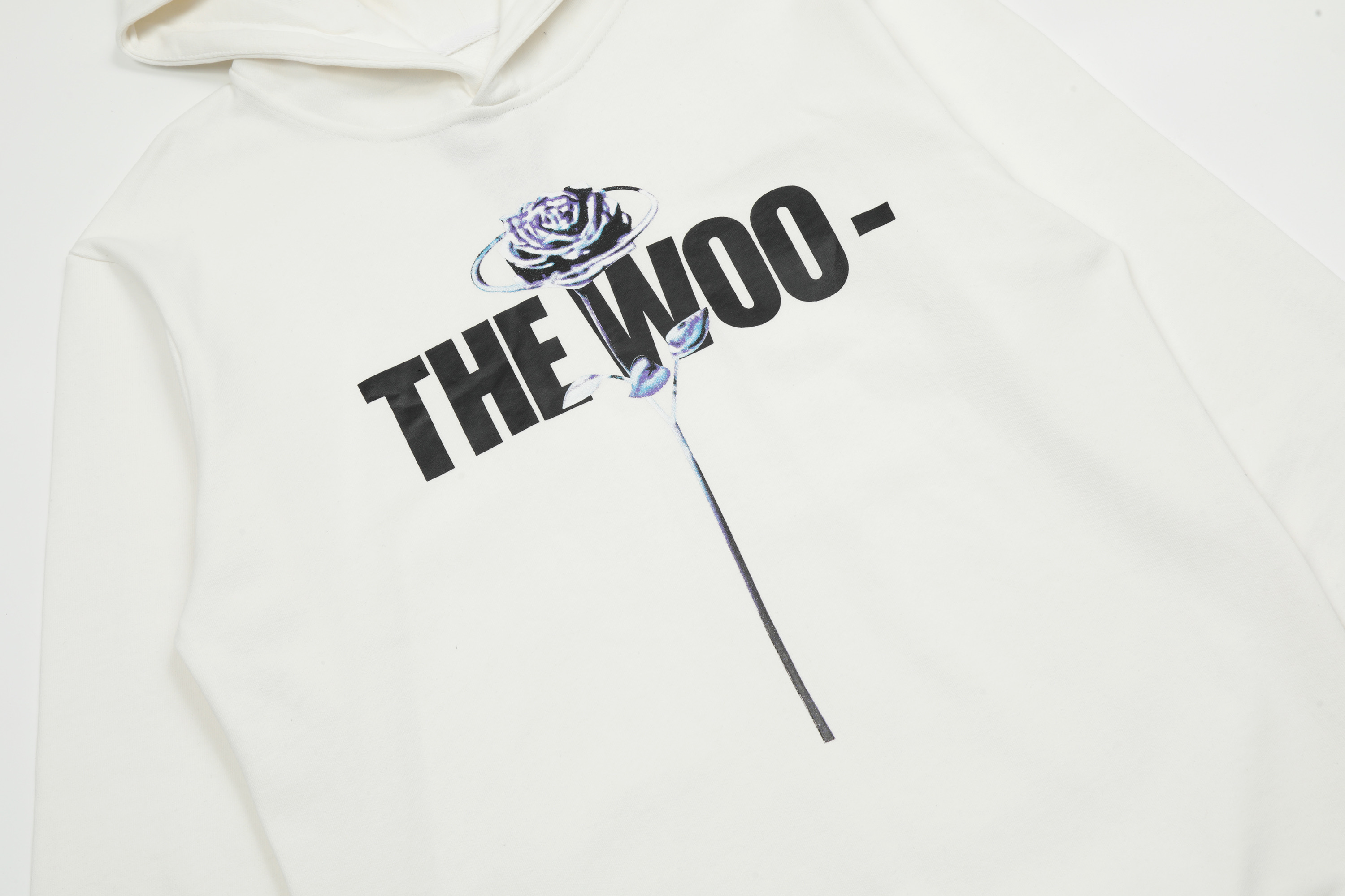 Худи Vlone The Woo Roses "White" фото № 7